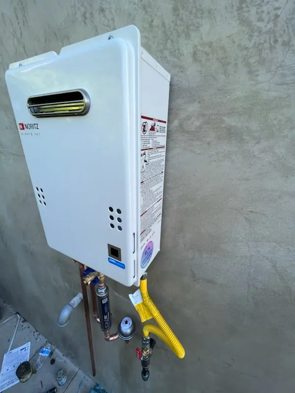 Tankless water heater installation for Holly Hill Heights homes